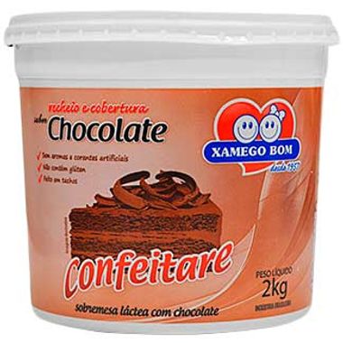 Recheio e Cobertura Sabor Chocolate Xamego Bom 2kg
