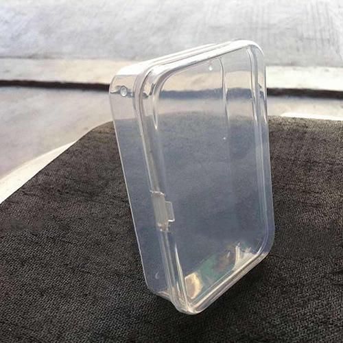 Recipiente Transparente Claro Plástico Prático do Caso do Portador do Organizador da Caixa de Armazenamento