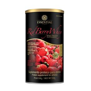 Red Berry Whey Lata Essential Nutrition - FRUTAS VERMELHAS
