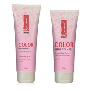 Red Iron Color 2 Produtos - Shampoo Cabelos Ressecados 250Ml + Hidratante 200G