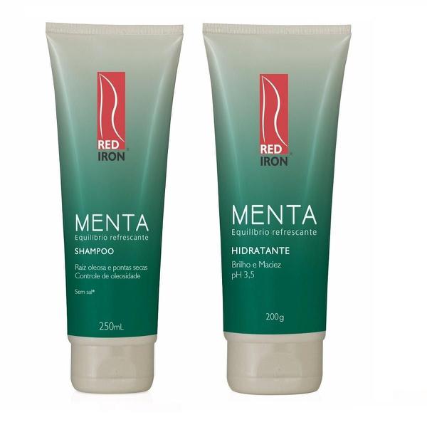 Red Iron Menta Equilíbrio Refrescante Kit Shampoo 250ml + Hidratante 250ml