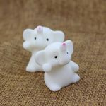 Redbey Adolescente Bonito Mini Calf Toy Elephant Reduzir A Pressão Pure Cor Desktop Decoração Do Presente Dos Desenhos Animados