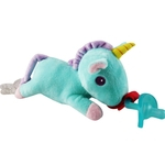 Destacável bonito Plush dos desenhos animados Chupeta brinquedo animal de suspensão boneca para o bebê infantil