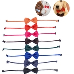 Laço 10pcs Encantador Solid Color Gravata Para Cat Dog Cor Aleatória