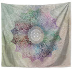 Redbey Mandala Da Flor Impressão Parede Haning Tapestry Beach Blanket