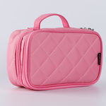 Redbey Moda Diamond Lattice Portátil De Higiene Pessoal Travel Bag Organizador Cosmetic Bag
