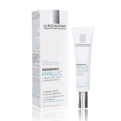 Redermic Hyalu C Creme Antirrugas Facial Pele Normal a Mista 40ml - La Roche-Posay