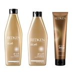 Redken All Soft Kit – Shampoo + Condicionador + Leave In