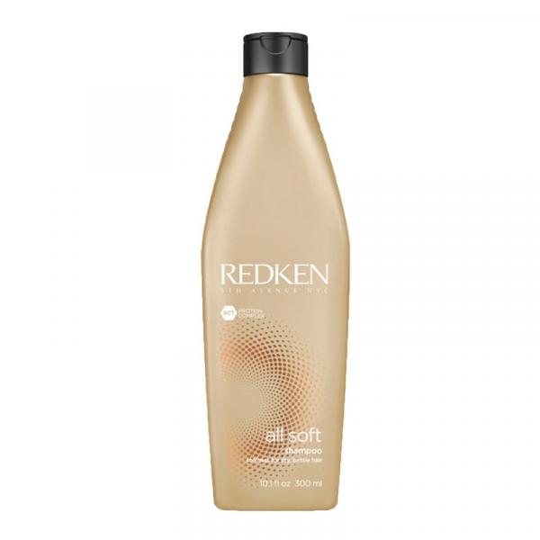 Redken All Soft Shampoo 300ml para Cabelos Secos e Quebradiços