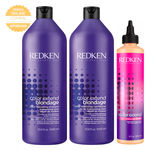 Redken Color Extend Blondage Kit - Shampoo 1l + Condicionador 1l + Tratamento