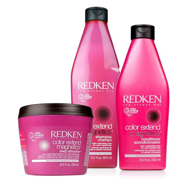 Redken Color Extend Magnetics Combo Shampoo Condicionador Máscara