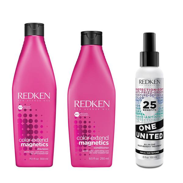 Redken Color Extend Magnetics Kit Shampoo + Condicionador + Finalizador