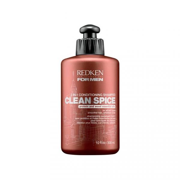 Redken For Men Clean Spice 2 em 1 Shampoo e Condicionador - 300ml