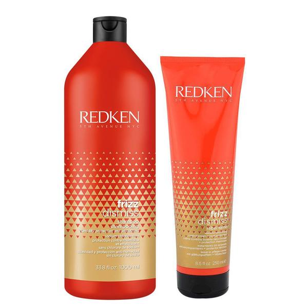 Redken Frizz Dismiss Kit Shampoo 1 Litro e Rebel Tame 250 Ml