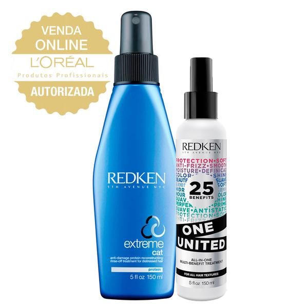 Redken One United + Cat Protein - Leave-In + Tratamento