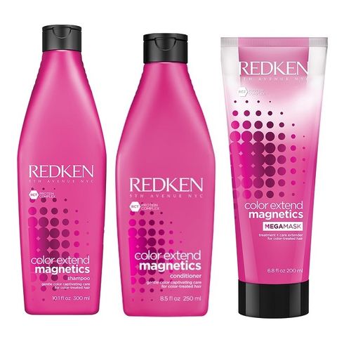 Redken Shampoo Color Extend Magnetics 300ml+condicionador+mascara 200ml
