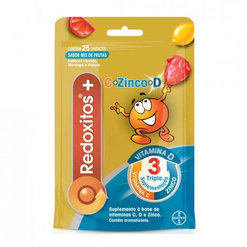 Redoxitos+ Vitamina C + D e Zinco 25 Unidades