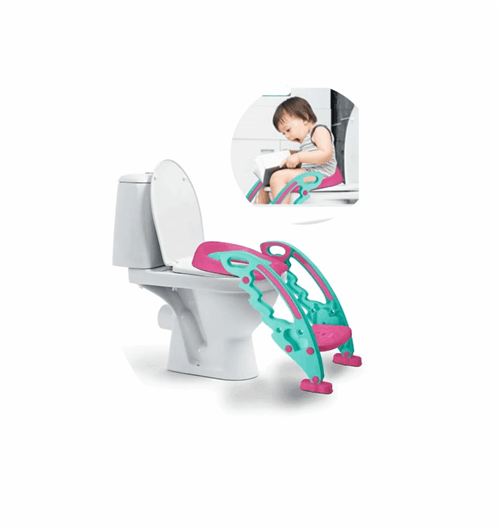 Redutor de Assento com Escadas +18M Cores Azul Rosa Multikids Baby | P... (Higiene, Novo)