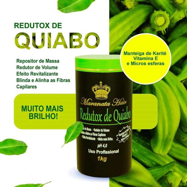 Redutox de Quiabo Maranata Hair Profissional 1 Kg