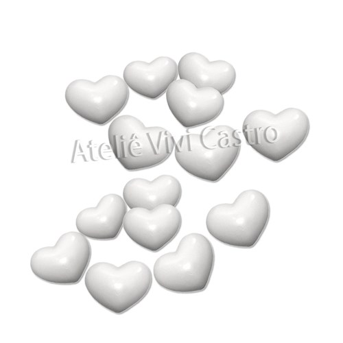 Ref.1200 - Mini Sabonete Coração Branco