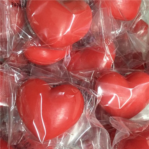 Ref.1201 - Mini Sabonete Coração Vermelho