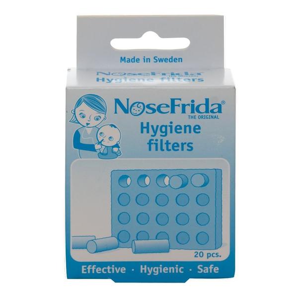 Refil de 20 Filtros para Aspirador Nasal Nosefrida - Inr