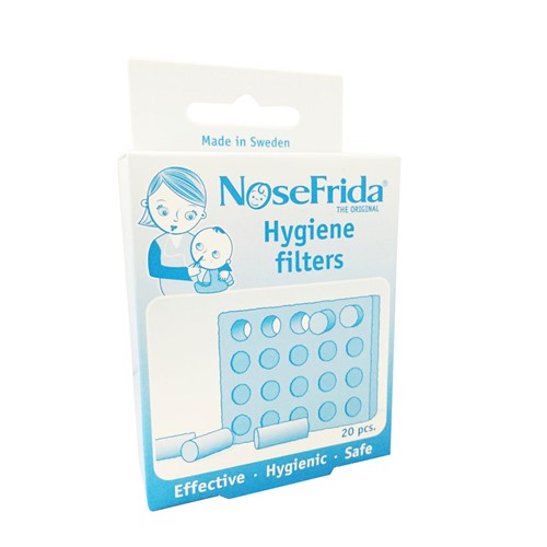 Refil de 20 Filtros para Aspirador Nasal Nosefrida - Nosefrida (Pronta Entrega)