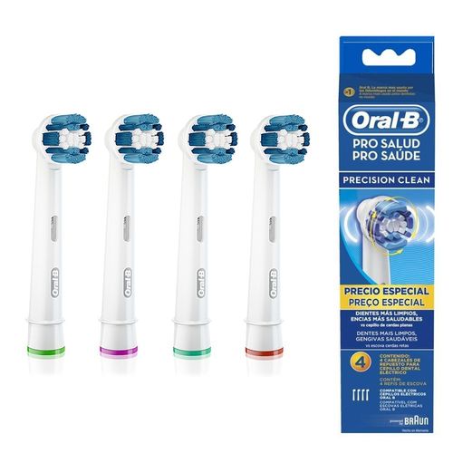 Refil de Escova Eletrica Oral B com 4 Unidades