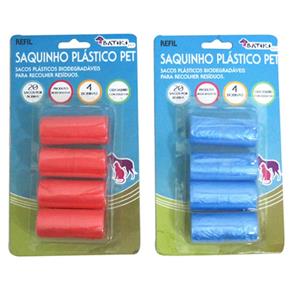 Refil de Saquinhos Plásticos para Pet W235-PWB-3 Azul