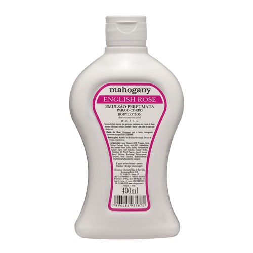 Refil English Rose Hidratante Desodorante Corporal 400 Ml