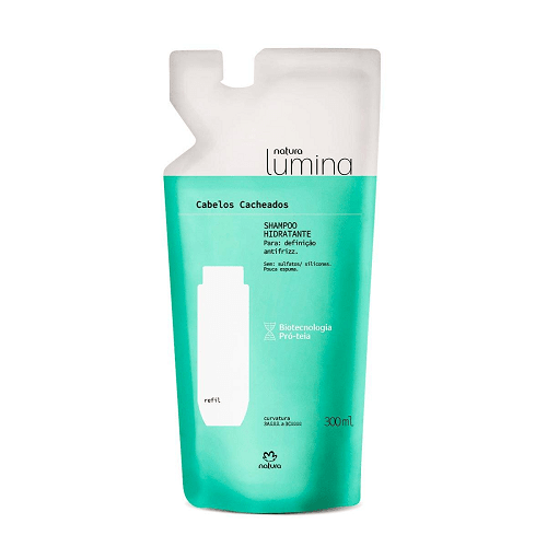 Refil - Lumina Shampoo Hidratante Cabelos Cacheados - 300Ml Natura