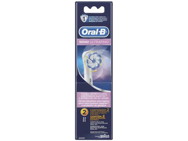 Refil para Escova de Dentes Elétrica - Oral-B Sensi Ultrafino 2 Unidades