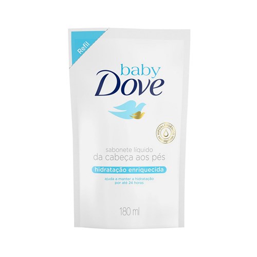 Refil para Sabonete Líquido para Bebê Dove Baby 180Ml