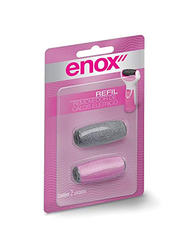 Refil Removedor de Calos Elétricos, Enox, Rosa/Cinza