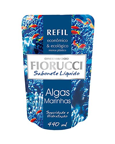 Refil Sabonete Líquido Algas Marinhas 440 Ml, Fiorucci