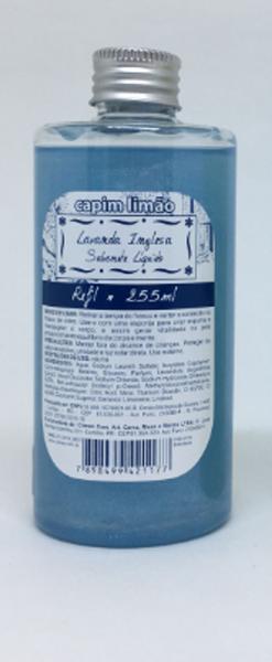 Refil Sabonete Liquido de Lavanda Inglesa 255ml - Capim Limão