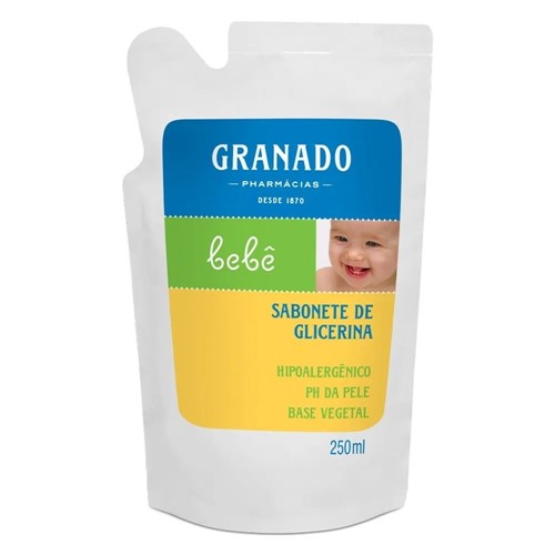Refil Sabonete Líquido Glicerina P/ Bebê 250Ml - Granado