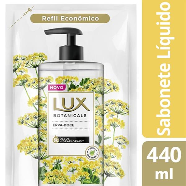 Refil Sabonete Líquido Lux Erva Doce - 440ml - Lux Botanicals