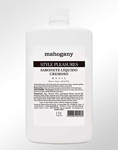 Refil Sabonete Líquido Mahogany Style Pleasures 1,2 Litros