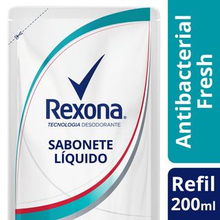 Refil Sabonete Líquido Rexona Antibacteriano Fresh 200ml