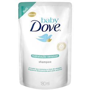 Refil Shampoo Baby Dove Hidratação Sensível - 180ML