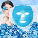 Refrigeração de rosto cheio Máscara calmante de gel quente Beleza facial Massagem na pele Cuidados com a saúde