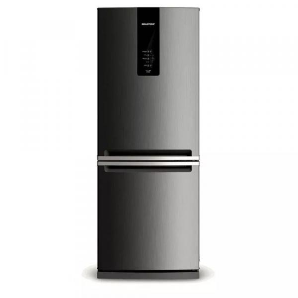 Refrigerador Frost Free Inverse 443 L Inox Brastemp 110V