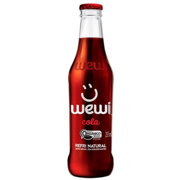 Refrigerante Orgânico de Cola Wewi 100% Natural 255 Ml