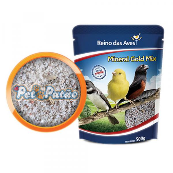 Reino das Aves Mineral Gold Mix 500G - Un