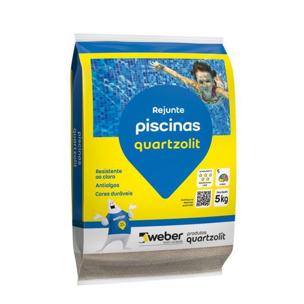 Rejunte P/ Piscina Azul Celeste 5kg Quartzolit