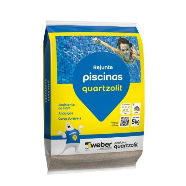 Rejunte P/ Piscina Branco 5kg Quartzolit