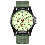 Military Nylon Waterproof Date Quartz Analog Army Men's Quartz Wrist Watches