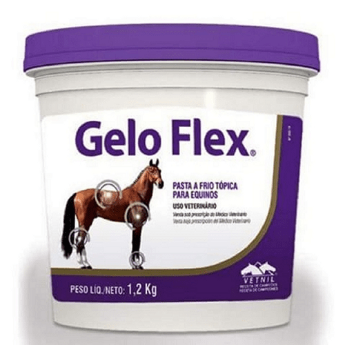 Relaxante Muscular Vetnil Gelo Flex em Pasta para Equinos 1,2kg