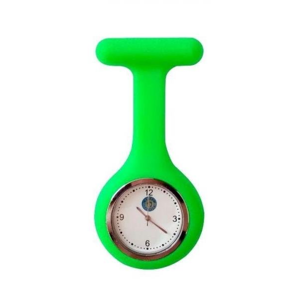 Relógio Silicone de Bolso Verde Ortho Pauher